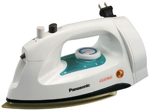 Panasonic NI-G10NR Steam Iron with Retractable Cord Reel, Adjustable Steam and Non-Stick Coating, 3-Way Auto Shut-Off, Automatic Retractable Cord Reel, Spray Mist (NIG10NR NI G10NR) 