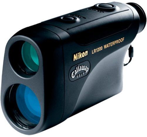 Nikon 8365 Callaway Golf LR1200 Laser Rangefinder, Measurement Range 11-1200 yds, Increment Reading 0.5/1 yds, 7x Magnification, Angular Field of View (Real) 5, Angular Field of View (Apparent) 34, Eye Relief 18.6mm, Diopter Adjustment +/-4, Objective Diameter 25mm, Exit Pupil 3.6mm, Trademark Nikon accuracy (NIKON8365 NIKON-8365 NKN8365 NKN-8365 LR-1200 LR 1200)