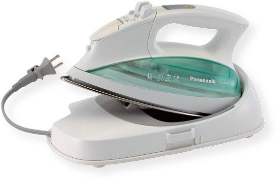 Panasonic Home Appliances NI-L70SRW Cordless Steam/Dry Iron with Curved Stainless Steel Soleplate; White; Eliminate the twists and tangles of a power cord and enjoy the freedom of cordless ironing with a powerful steam/dry iron, charging base and carrying case; UPC 885170128477 (NIL70SRW NI L70SRW NIL70SRW-PANASONIC NI-L70SRW-PANASONIC NI-L70SRW-IRON NI-L70SRW-STEAM)