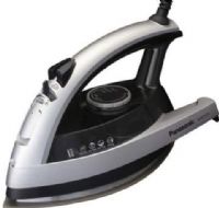 Panasonic NI-W750TS Multi-Directional Quick Steam Iron, 1500-Watt 360º, 176°F - 80°C Minimum Temperature, 392°F - 200°C Maximum Temperature, Titanium Sole Plate Coating, Innovative Design, Stay Clean Vents, Easy-to-use, Select the Amount of Steam for the Job, Vertical Steam, 120 V AC Input Voltage, 1.50 kW Power Consumption (NI-W750TS NI W750TS NIW750TS) 