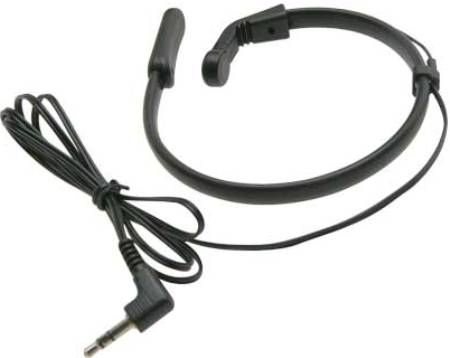 Califone NM319 Neck Mic Microphone, Designed to work with the M319 Beltpack Transmitter, Innovative and lightweight design, Picks up sound vibration from the vocal cords, eliminating disruptive wind noises often found at outdoor events, Hands-free for more effective presentations, UPC 610356830468 (NM-319 NM 319)