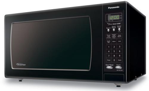 Panasonic NN-SN733B Full-Size 1.6 cu. ft. Countertop Microwave Oven with Inverter Technology, Black, 1.6 Cu. Ft Size; Full Size Type; Countertop Installation; 1.6cft Oven Capacity; 1250W Cooking Power; Panasonic Inverter; Inverter Turbo Defrost; 5 Button + Membrane Control Panel; Green 4 Digit Display Panel; 99min 99sec Cooking Time; UPC 885170119925 (NNSN733B NN-SN733B)
