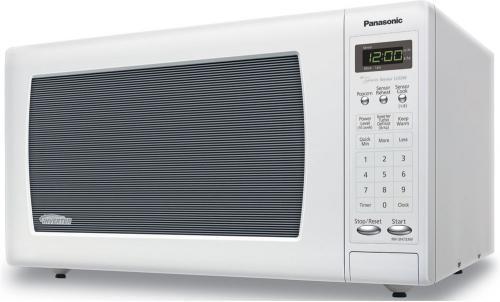 Panasonic NN-SN733W Full-Size 1.6 cu. ft. Countertop Microwave Oven with Inverter Technology, White, 1.6 Cu. Ft Size; Full Size Type; Countertop Installation; 1.6cft Oven Capacity; 1250W Cooking Power; Panasonic Inverter; Inverter Turbo Defrost; 5 Button + Membrane Control Panel; Green 4 Digit Display Panel; 99min 99sec Cooking Time; UPC 885170119932 (NNSN733W NN-SN733W)