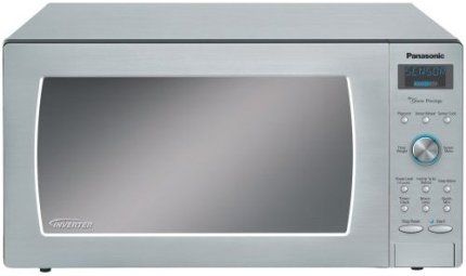 Panasonic NNSD797S Stainless Steel Countertop Microwave Oven, 1.6 cu. ft Capacity, with 15