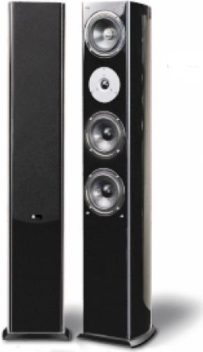 Pure Acoustics NobleF-B Floor-Standing Loudspeaker (Pair) - Black 