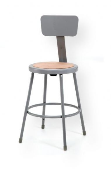 National Public Seating Corp 6218B Stool with Adjustable 31