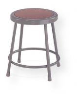 National Public Seating Corp 6230H Adjustable 31.5" to 38.5" And Up Basic Stool; Seat is a full 14" diameter with 11.5" diameter Masonite hardboard recessed into the pan with eight rivets and will not chip or crack; Dimensions 16.5 x 16.5 x 31.5 inches; Shipping Weight 12.67 lbs (NP6230H NP-6230H NP6230-H 6230H ALVIN OFFICE FURNITURE CHAIR WOOD) 