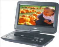 Naxa NPD-1003 Swivel Screen 10" Portable DVD Player with USB/SD/MMC Inputs; Play digital media from USB memory sticks and SD cards (max 32GB); Supports digital music (MP3), video (MPEG-4/AVI), and photos (JPEG); Rechargeable lithium battery provides up to 2 hours of play time; Play movies on any TV with a composite video connection; UPC 840005005477 (NPD1003 NPD 1003 NP-D1003) 