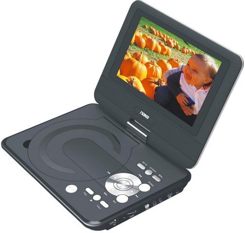 Naxa NPD-952 Portable DVD Player with USB/SD/MMC Inputs; 9
