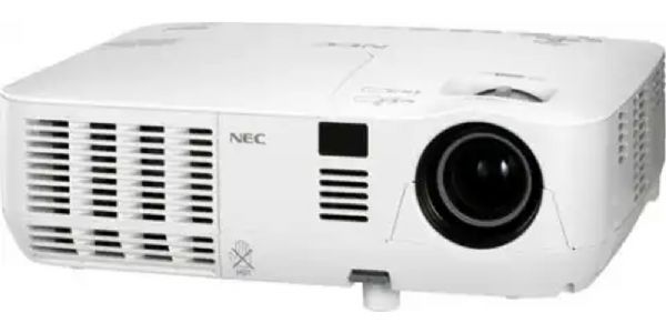 NEC NP-V300X DLP Projector, 1024 x 768 Native Resolution, 3000 lm Standard Mode Brightness, XGA Graphic Mode, 39.37 ft Maximum Projection Distance, 4:3 Native Aspect Ratio, 1600 x 1200 Maximum Resolution, 2000:1 Contrast Ratio, 300