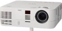 NEC NP-VE281 DLP Projector, 2800 lumens Brightness, 3000:1Contrast Ratio, 33.1 in - 299 in Image Size, 4 ft - 39 ft Projection Distance, 1.95 - 2.15:1 Throw Ratio, 800 x 600 native SVGA / 1600 x 1200 resized SVGA Resolution, 4:3 Native Aspect Ratio, 16.7 million Color Support, 120 V Hz x 100 HkHz Max Sync Rate, 200 Watt Lamp Type, 4000 Typical mode hours / 6000 hours economic mode Lamp Life Cycle, UPC 805736042047 (NPVE281 NP-VE281 NP VE281) 