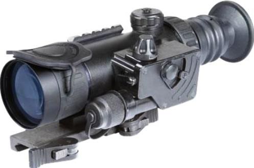 Armasight NRWVULCAN239DA1 model Vulcan 2.5-5x GEN 3 Alpha MG Night Vision Riflescope, Gen 3 High Performance Manual Gain IIT Generation, 64-72 lp/mm Resolution, 2.5x - 5x with magnifier lens Magnification, 7mm / 0.28