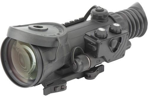Armasight NRWVULCAN429DS1 model Vulcan 4.5X Gen2+ SD MG Compact Professional 4.5x Night Vision Rifle Scope, Gen2+ SD MG IIT Generation, 45-51 lp/mm Resolution, 4.5x Magnification, F1.54, 108 mm Lens system, 9 Field of view, 10 m to infinity Focus range, 7 mm Exit Pupil Diameter, 45 mm Eye Relief, -4 to +4 dpt Diopter Adjustment, Mil-dot Reticle Type, Red on Green Reticle Color, 1/2 MOA Windage & Elevation Adjustment, UPC 849815004052 (NRWVULCAN429DS1 NRW-VULCAN-429DS1 NRW VULCAN 429DS1)