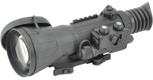 Armasight NRWVULCAN629DI1 Vulcan 6x Gen 2+ ID MG Night Vision Riflescope, Gen 2+ ID - Improved Definition IIT Generation, 47-54 lp/mm Resolution, 6x Magnification, 45 Eye Relief, mm, 7 Exit Pupil Diameter, mm, F1.8, 145 mm Lens System, 7 FOV, -4 to +4 dpt Diopter Adjustment, Direct Controls, Long range detachable Infrared Illuminator, Waterproof Environmental Rating, Wide array of IIT configurations, UPC 849815003796 (NRWVULCAN629DI1 NRW-VULCAN-629DI1 NRW VULCAN 629DI1)
