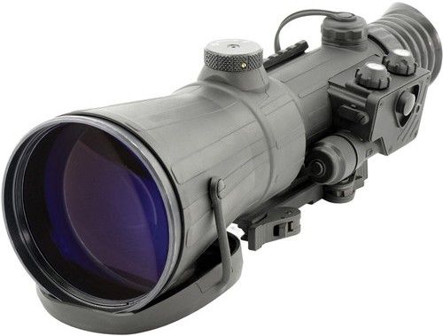 Armasight NRWVULCAN829DI1 model Vulcan 8X Gen 2+ ID MG Night Vision Rifle Scope, Gen 2+ ID - Improved Definition 47-54 lp/mm Image Intensifier Tube, 192mm; F/2.13 Lens System, 5.4 FOV, 7 mm Exit Pupil, 45 mm Eye Relief, 50 m to infinity Focus Range, -4 to +4 dpt Diopter Adjustment, Direct Controls, Manual Brightness Control, Long range detachable Infrared Illuminator, UPC 849815004656 (NRWVULCAN829DI1 NRW-VULCAN-829DI1 NRW VULCAN 829DI1)