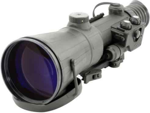 Armasight NRWVULCAN8G9DA1 Vulcan 8X Gen 3 Ghost MG Night Vision Rifle Scope, Gen 3 Ghost - Ghost White Phosphor 47-57 lp/mm Image Intensifier Tube, 8x Magnification, 192mm; F/2.13 Lens System, 5.4 FOV, 7 mm Exit Pupil, 45 mm Eye Relief, 50 m to infinity Focus Range, -4 to +4 dpt Diopter Adjustment, Direct Controls, Manual Brightness Control, Long range detachable Infrared Illuminator, UPC 849815004700 (NRWVULCAN8G9DA1 NRW-VULCAN-8G9DA1 NRW VULCAN 8G9DA1)