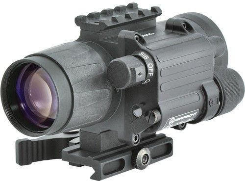 Armasight NSCCOMINI129DH1 model CO-Mini GEN 2+ HD MG Day/night vision Clip-On system, Gen 2+ HD MG IIT Generation, 55-72 lp/mm Resolution, 1x - recommended to use with up to 6x day time optics Magnification, F/1.25; 38mm Lens system, 22 Field of view, 20m to Infinity Focus range, 27.5 mm Exit Pupil Diameter, Wireless Remote Control, Detachable Long Range IR Illuminator Infrared Illuminator, UPC 849815003970 (NSCCOMINI129DH1 NSC-COMINI-129DH1 NSC COMIN I129DH1)