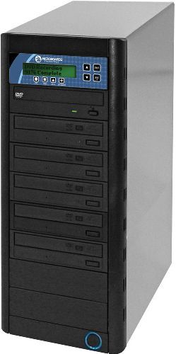 Microboards NT DVDPRM PRO5 CopyWriter NT PRO Series CD/DVD 1-to-5 Tower Duplicator with Internal 500GB Hard Drive and Ethernet Network, 20-drive Simultaneous Burn From One Master in NET Mode, Stand-Alone DVD-+R/RW/DL / CD-R Duplicator, One Touch Duplication, Speed Selectable (1x to 16x for DVD-+R and 4x to 48x for CD-R) (NTDVDPRMPRO5 NT-DVDPRM-PRO5 NTDVDPRM PRO5 NT DVDPRMPRO5)