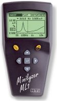 NTI Audio 600000011 Model ML1 Minilyzer Professional Audio Analyzer, Black Matte Color; RMS, Rel, SPL, LEQ Level; THD+N, 2nd to 5th Harmonics; Frequency and Time Sweeps; Scope, vu+PPM, Polarity; Balanced and Unbalanced Input; High Accuracy which is more or less 0.1dB; 1/3rd Octave; Induction Loop Measurements AFILS; Dimensions 6.4" x 3.38" x 1.63"; Weight 0.7 lbs; UPC NIT600000011 (NTIML1 NTI-ML1 NTI ML1 NTIML-1 NTIML 1 ML 1 NTIAUDIOML1) 