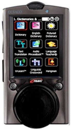 Ectaco NTL-2F French-English Translator model iTravl, 336,700 Over Words Size, French, English Voice Output and Speech recognition, 320x240 pixels Resolutions, Color Touchscreen, TFT LCD Display Features, USB PC connection, Advanced search, Instant reverse translation and Spell-checker Language Features (NTL-2F NTL 2F NTL2F)