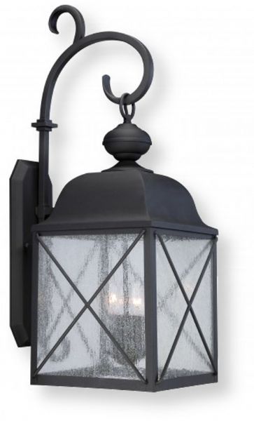 Satco NUVO 60-5623 Three-Light, Ten-Inch Outdoor Wall Fixture in Textured Black with Clear Seed Glass Shades, Wingate Collection; 120 Volts, 60 Watts; Incandescent lamp type; Type B Bulb; Bulb not included; UL Listed; Wet Location Safety Rating; Dimensions Height 30.875 Inches X Width 11.625 Inches X Depth 15.5 Inches; Weight 4.00 Pounds; UPC 045923656231 (SATCO NUVO605623 SATCO NUVO60-5623 SATCONUVO 60-5623 SATCONUVO60-5623 SATCO NUVO 605623 SATCO NUVO 60 5623)		