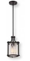 Satco NUVO 60-5774 One-Light Crystal Mini Pendant with 60 Watt Vintage Lamp Included in Aged Bronze, Krys Collection; 120 Volts, 60 Watts; 240 Lumen Output; Incandescent lamp type; ST19 Bulb; Bulb included; UL Listed; Dry Location Safety Rating; Dimensions Height 50.25 Inches X Width 7.875 Inches; Weight 4.00 Pounds; UPC 045923657740 (SATCO NUVO605774 SATCO NUVO60-5774 SATCONUVO 60-5774 SATCONUVO60-5774 SATCO NUVO 605774 SATCO NUVO 60 5774) 