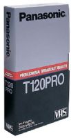 Panasonic NV-T120PQ VHS Professional Quality Cassette - Recording Time: 120 Minutes (NVT120PQ NV T120PQ NV-T120P NV-T120 NVT-120PQ) 