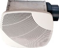 NuVent NXMS70 Bath Fan, Fan Style, 70 CFM Air Delivery, Up to 65 sq. ft. Area, 120 Volts, 1 qty. Speeds, 0.88 Amps, 12" Depth, Attractive curved styling with soft rounded profiles, Side and top knockouts for easy access, Heavy-gauge mounting tabs, 22-ga. steel construction Material Type, UPC 697453519007 (NXMS70 NX-MS-70 NX MS 70) 