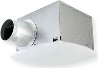 Ventamatic NuVent NXSH80FL Ceiling Exhaust Bath Fan with Fluorescent Light, 86 CFM; 4" diameter discharge collar; Fans and fan-lights are for use above tub and shower enclosures with GFI branch circuit wiring; Fan-Light uses 2-D, 21 Watt fluorescent bulb for 1350 lumen output; Low sone (noise) levels make it an excellent choice when quiet is a must; UPC 697453572002 (NXSH80FL NXSH-80FL NX-SH80-FL VENTAMATICNXSH80FL VENTAMATIC-NXSH-80FL NUVENT) 