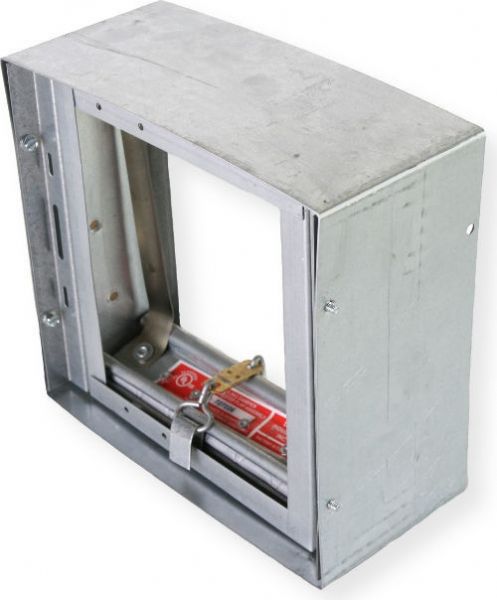 Ventamatic NuVent NXSRD Radiation Damper for SH-Series Bath Fans, No Light; UL tested and labeled (UL Standard 555C) for use in 1, 2, and 3 hour floor-ceiling and roof-ceiling construction; Removable damper assembly and sleeve to allow easy motor replacement; UL approved insulation blanket constructed of non-asbestos, high-temperature reinforced fiber thermal curtain; UPC 697453535809 (NXSRD NX-SRD NXS-RD VENTAMATICNXSRD VENTAMATIC-NX-SRD NUVENT)