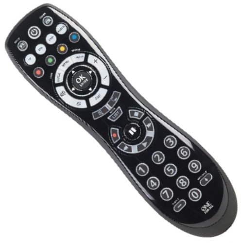 OFA OARUSB04G One For All 4-Device Universal Remote with Smart Control for Easy Programming; Controls up to 4 devices (TV, DVD/VCR, CBL/SAT/DTC, Audio); Simple setup and easy to use; Advanced TV, DVD, DVR capability; Digital sub-channel capable (like 6.1); Digital converter box ready; UPC 044476115318 (OARUSB04G OAR-USB04G)