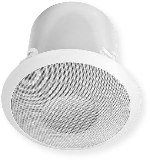 Bogen OCS1 Ceiling Speaker; White; 100 Watts; Wide dispersion coaxial driver for broad, even 140 degrees coverage; Stable, high definition metal alloy cone; MDT cone design delivers detailed sound; MLS eliminates conventional centering spider for more accurate voice coil centering; High efficiency drivers deliver superior performance; UPC 765368100389 (CEILING OCS1 OCS-1 BOGENOCS1 BOGEN-OCS1 OCS1 SPEAKER BOGENOCS1-SPEAKER)