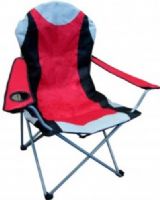 Kole Imports OD337 Padded Camping Chair; Perfect companion whether you're camping, at a sporting event or lounging in your backyard; Has a cup holder so your drink stays safe while you sit back and relax; Easily unfolds in seconds; When you're ready to go, simply fold chair and slip into travel bag; Bag has a strap making it super easy to transport; UPC 731015202720 (OD-337 OD 337) 