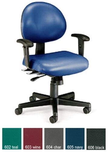 OFM 241-VAM-AA 24-Hour Computer Task Chair (Arms, Vinyl) Designed for multi-shift (24 hour) use, Ergonomically designed (OFM241VAMAA OFM-241VAMAA 241VAMAA 241-VAMAA 241VAM-AA 241VAM) 