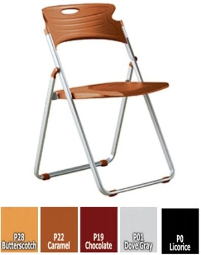OFM 303 Stackable Chair That Folds, Folds for easy storage to 19