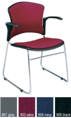 OFM 310-FA MultiUse Chair with Fabric Seat and Back (Arms included), Durable plastic shell seat & back (OFM310FA OFM310-FA OFM-310FA OFM310 OFM-310) 