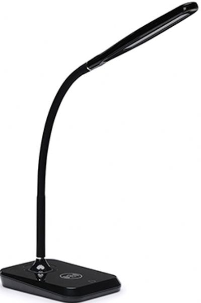 OFM 4015-BLK Core Collection Led Desk Lamp with Touch Activated Switch and Integrated Wireless Charging Station, More than 20,000 hours of light, 420 lumens of flawless LED light saves energy, Lamp creates 3 levels of brightness making personalization simple,Desk lamp is the perfect addition to your home office, dorm room or workspace, UPC 192767000789, Black Finish (4015-BLK 4015 BLK 4015BLK OFM4015BLK OFM-4015-BLK OFM 4015 BLK)