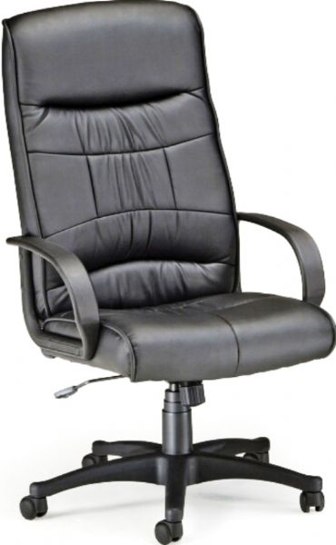 OFM 507-LX Executive/Conference Leatherette Chair (Hi-Back), Soft, supple leatherette carefully stitched and tufted for plush comfort (OFM507LX OFM-507-LX OFM507 OFM-507 OFM-507LX)