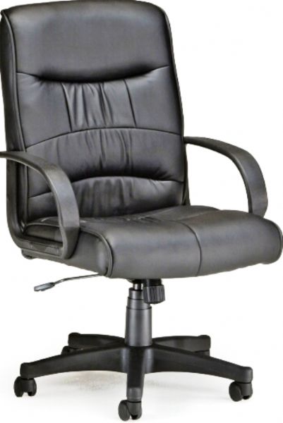 OFM 508-LX Executive/Conference Leatherette Chair (Mid-Back), Soft, supple leatherette carefully stitched and tufted for plush comfort (OFM508LX OFM-508-LX OFM508 OFM-508 OFM-508LX)