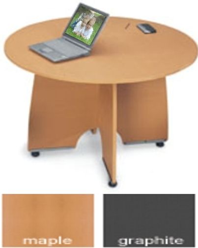 OFM 55129 43-Inch Round Conference Table, Thermofused melamine finish, Tabletop is 3/4 thick (OFM55129 OFM-55129 55-129) 