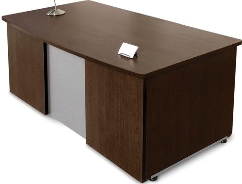 OFM 55145-WLNT model Inactive Executive Desk, Elegant desk with contemporary design, AWLNTe 36