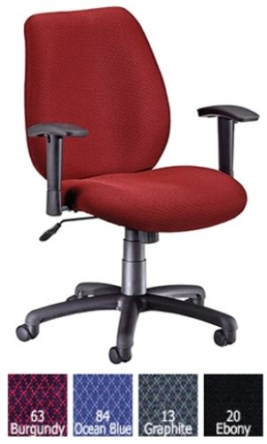 OFM 611 Ergonomic Executive/Conference Chair with Adjustable Arms, Ratchet back height adjustment, Swivel tilt/lock adjustment (OFM611 OFM-611) 