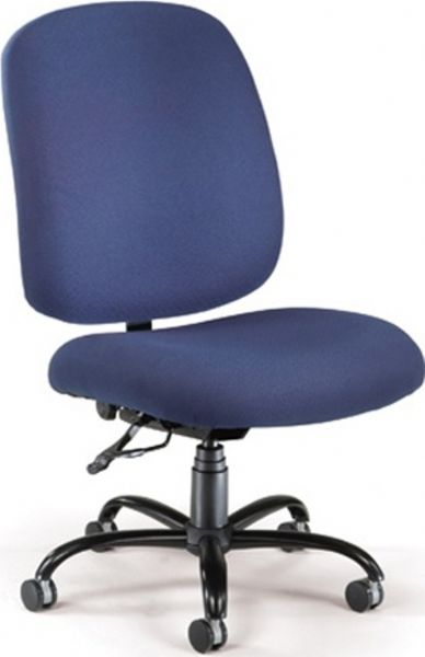 Ofm 700 N Fabric Big And Tall Oversized Office Chair Heavy Duty Construction 5 50 Thick Foam Seat 3 4 Plywood Seat Frame Fully Upholstered Back Adjustable Back Height 5 Star 27 Base 3 Heavy Duty Casters For