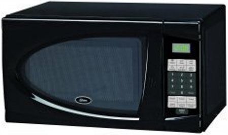 Oster OGDJ701 Compact Digital Microwave Oven, Black, 0.7 Cu.Ft. Capacity, 700-Watt Power, 10 Adjustable Power Levels, Cook End Signal, 6 Auto Cooking/One Touch Menus, Push Button Door Style, Speed & Weight Defrost, Digital Timer & Clock LED Display, Removable Glass Turntable, Child Safe Lock-Out Feature (OG-DJ701 OGD-J701 OGDJ-701 OGD J701)