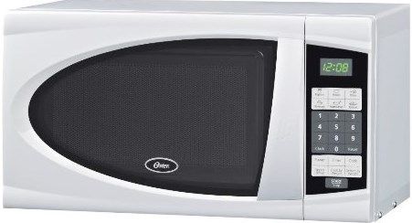 Oster OGDJ702 Compact Digital Microwave Oven, White, 0.7 Cu.Ft. Capacity, 700-Watt Power, 10 Adjustable Power Levels, Cook End Signal, 6 Auto Cooking/One Touch Menus, Push Button Door Style, Speed & Weight Defrost, Digital Timer & Clock LED Display, Removable Glass Turntable, Child Safe Lock-Out Feature (OG-DJ702 OGD-J702 OGDJ-702 OGD J702)