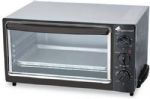 Original Gourmet OGFOG22 Multi-Function Toaster Oven with Multi-Use Pan, 15 x 10 x 8, Black/Stainless; Multi-functional appliance toasts, bakes and broils; Large capacity rack can accommodate four slices of bread; Variable heat settings; Built-in timer with ready chime alert.Includes multi-use pan and crumb tray; Features safety glass door, carrying handles and cord wrap; Width 15"; Depth 10"; Number of Trays 2; Height 8"; UPC 654954300220 (OGFOG22 OGFOG22) 