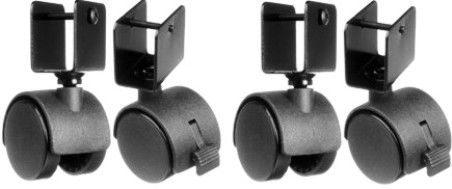 Oklahoma Sound 2CS Caster Kit (Set of 4) For use with 222 Full Floor Non-Sound Lectern, Add these smooth-ride caster wheels for an immediately mobile lectern (OKLAHOMASOUND2CS OKLAHOMASOUND-2CS 2-CS)