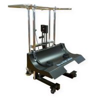 On-A-Roll 61574 Lifter Series Low Profile, lifts rolls up to 16.4" wide; Extended nylon safety straps provide leverage to help guide the roll into the trough and ensure materials are secured for transport; Concave trough design of the media tray stabilizes rolls for transport (ONAROLL61574 ONAROLL-61574 ONAROLL615-74 FOSTER-61574 ONAROLL-LIFTER 615/74) 