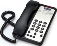Teledex OPL767491 Opal 1003S Single-Line Analog Hotel Telephone, Black, Speakerphone, Stylish European Design, Three (3) Guest Service Buttons, Easy Access Data Port, HAC/VC (ADA) Handset Volume Boost with 3 distinct levels, ExpressNet High Speed Ready, MultiX Message Waiting Circuitry, Large Red Message Waiting lamp (OPL-767491 OPL 767491 00G2670-003) 