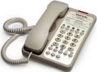 Teledex OPL76239 Opal 1010 Single-Line Analog Hotel Telephone, Ash, Stylish European Design, Ten (10) Guest Service Buttons, Easy Access Data Port, HAC/VC (ADA) Handset Volume Boost with 3 distinct levels, ExpressNet High Speed Ready, MultiX Message Waiting Circuitry, Large Red Message Waiting lamp, Redial, Flash (OPL-76239 OPL 76239 OPAL1010 00G2660) 